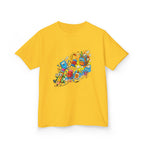 Kids Back to School 2026 Tee - Cartoon School Supplies