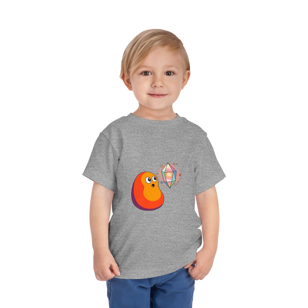Toddler Short Sleeve Tee - Whimsical Cosmic Creature Stars