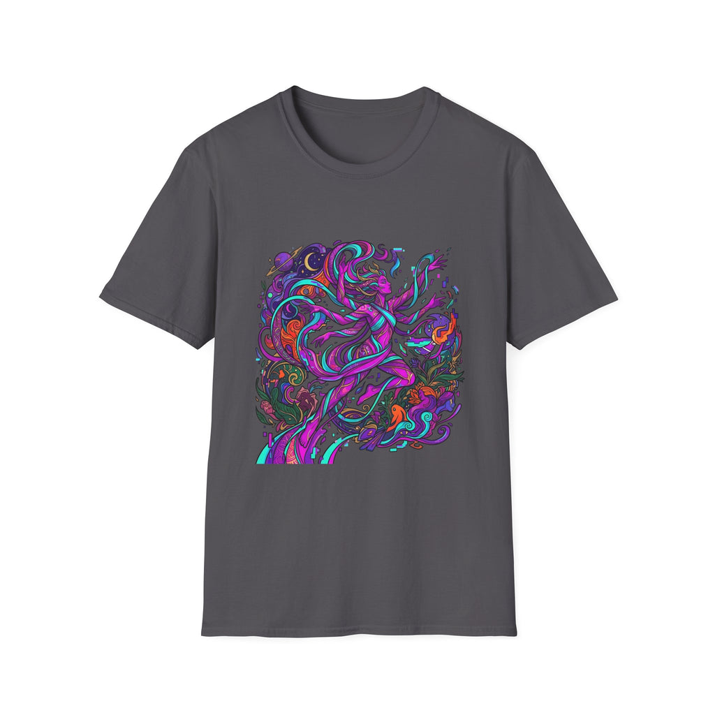 T-Shirt - Vibrant Psychedelic Cosmic Goddess Spiritual Flow