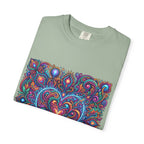 Unisex Garment-Dyed T-shirt - Cosmic Love | Psychedelic Heart Art