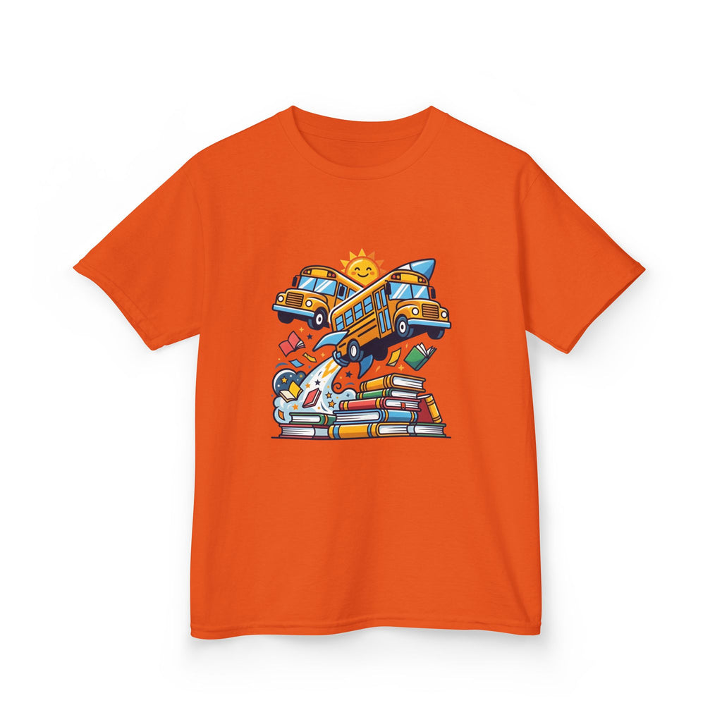Kids Back to School T-Shirt - Rocket Bus Adventure | First Day