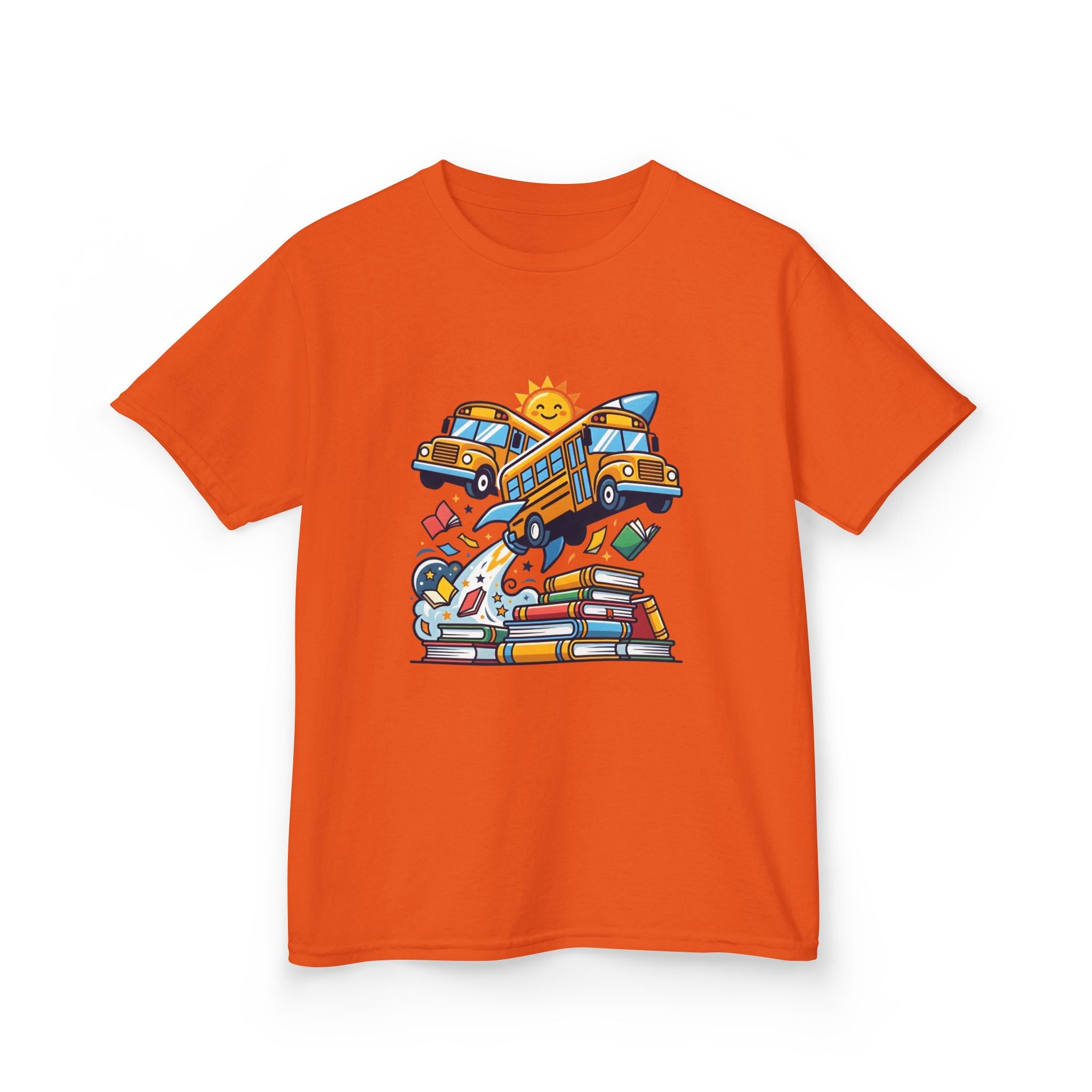 Kids Back to School T-Shirt - Rocket Bus Adventure | First Day