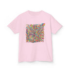 Kids Mythical Phoenix Tee - Energetic Psychedelic Art
