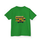 Kids School Bus T-Shirt - Cute Cartoon Reflection | Back to School