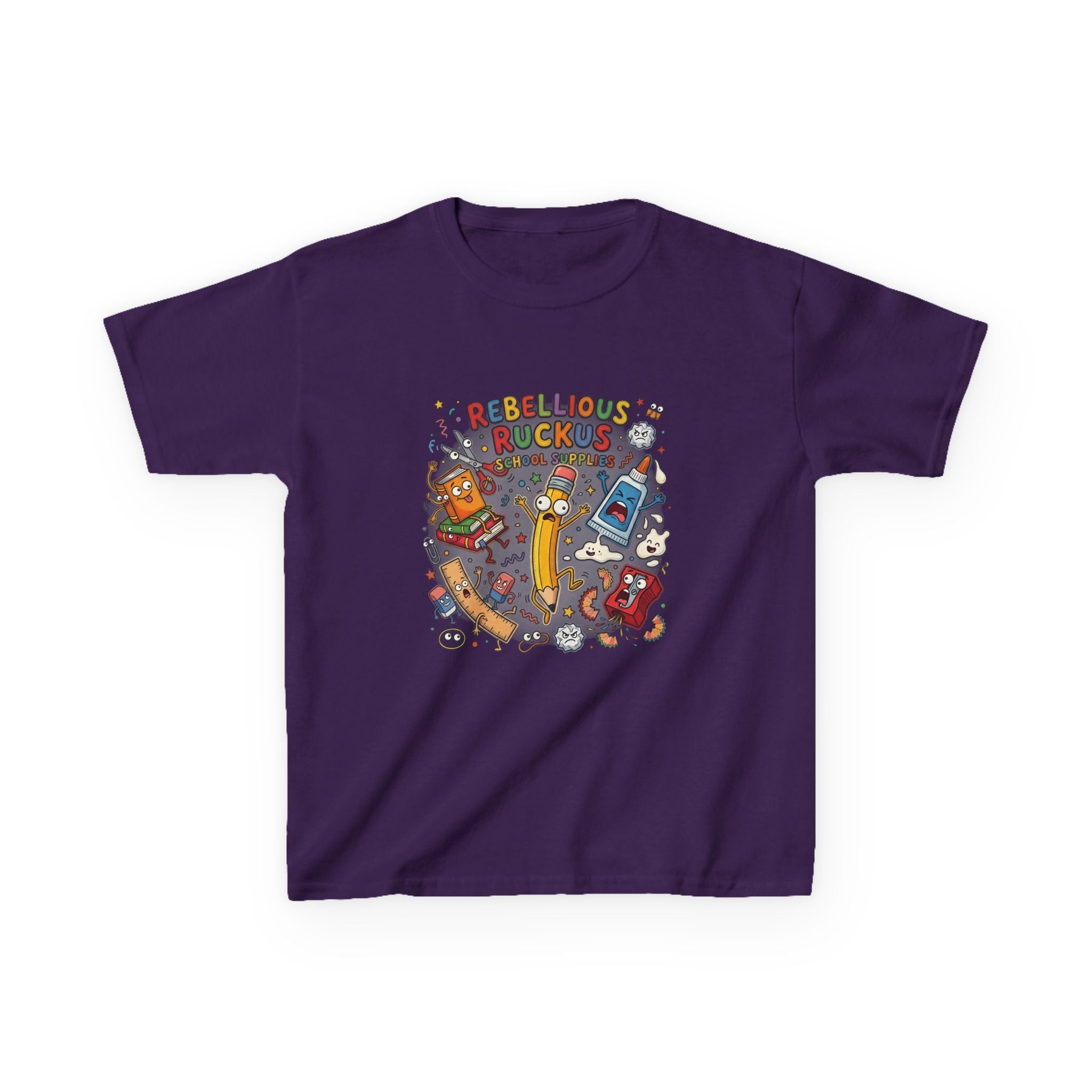 Kids Tee - Rebellious Ruckus School Supplies T-Shirt
