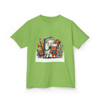 Kids Cartoon T-Shirt - Mischievous School Supplies & Stationery