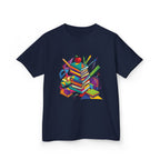 Kids T-Shirt - Geometric School Supplies Tee | Back to School
