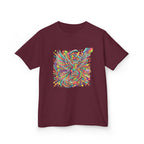 Kids Mythical Phoenix Tee - Energetic Psychedelic Art