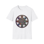 Unisex Steampunk T-Shirt - Ornate Mystical Mandala & Gears