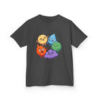 Kids Heavy Cotton Tee - Cute Whimsical Elemental Characters
