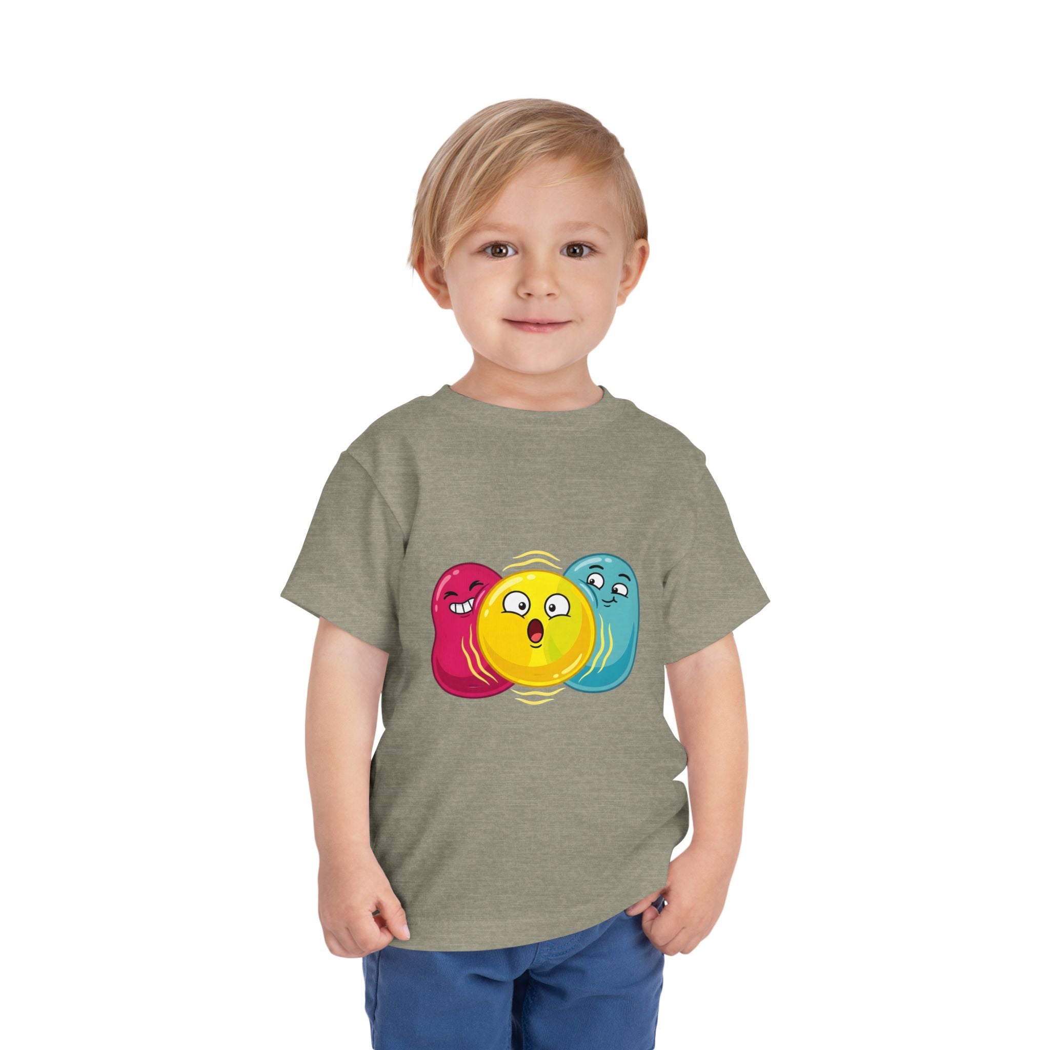 Toddler Funny Blob Character Tee | Playful Cartoon Kids Shirt