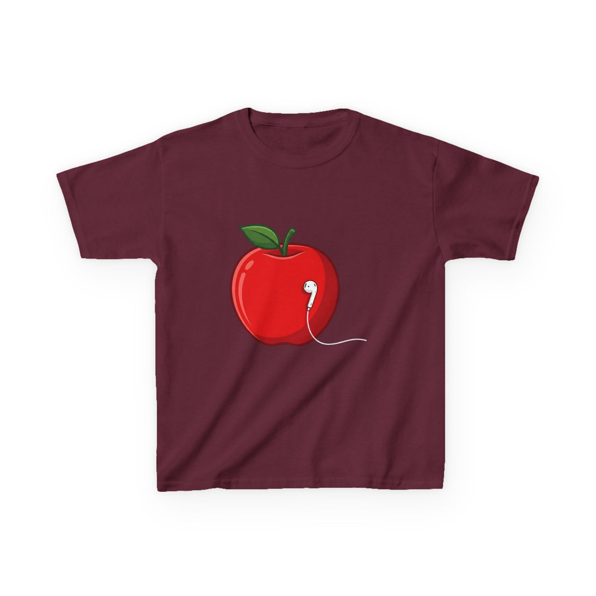 Kids Tee - Cartoon Minimalist Apple Music Earbud Tech