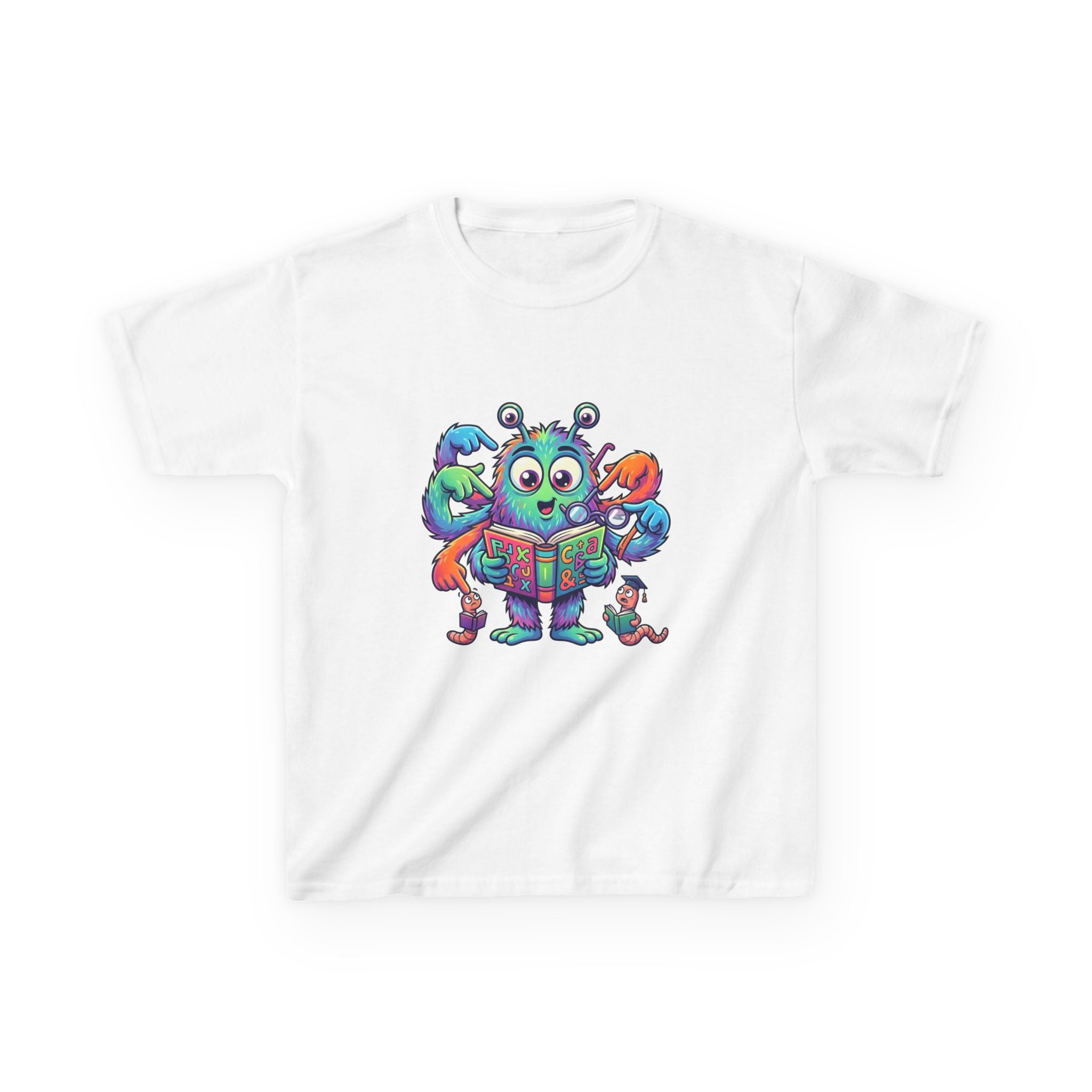 Cute Monster Kids Tee - Learning & Education T-Shirt