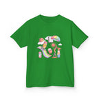 Kids Back to School Tee - Cute Faces School Supplies | Rainbow 2026