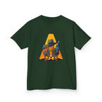 Kids Tee - Noir Stationery Detective Team | Cartoon Comic Style