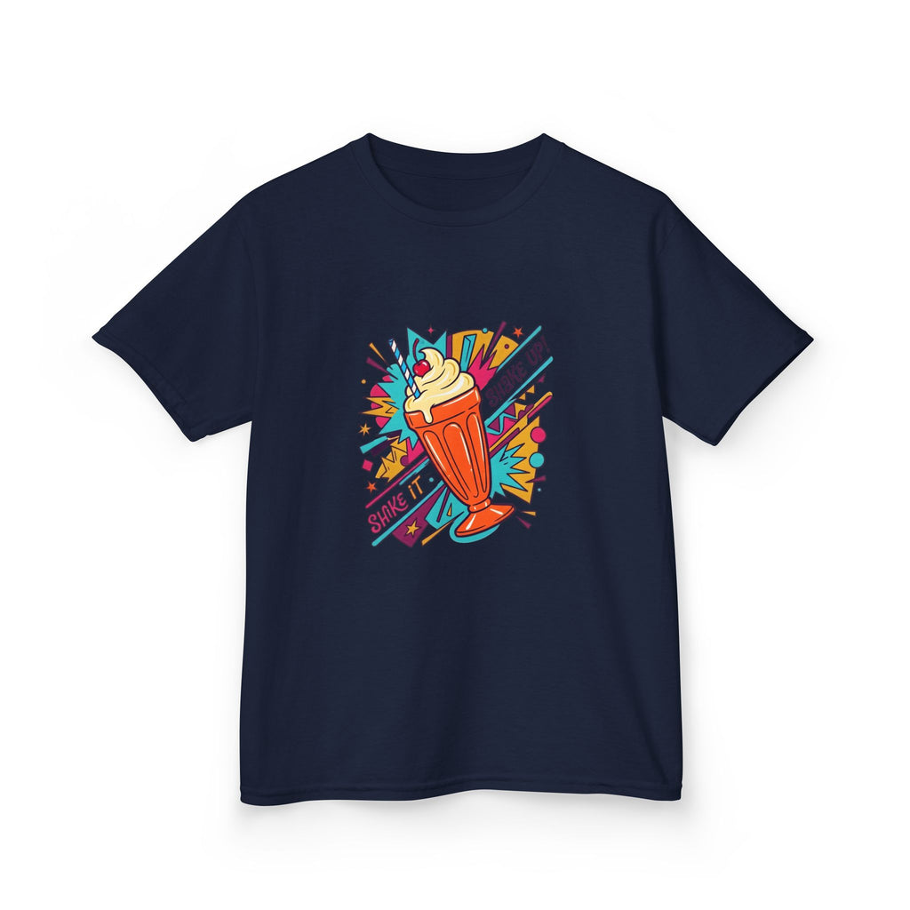 Kids Retro Pop Art Milkshake Tee - SHAKE IT UP! Dessert