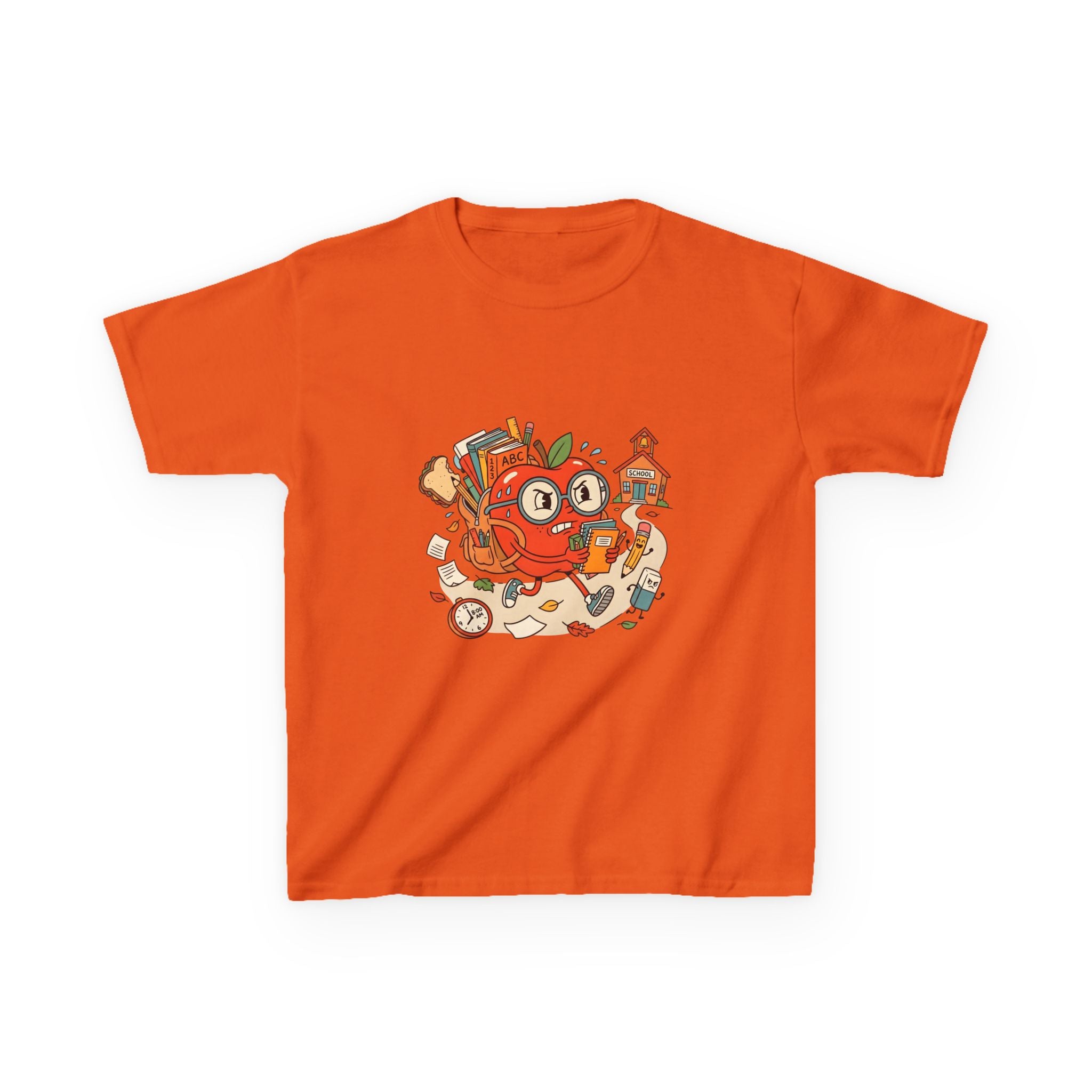 Kids Back to School Tee - Playful ABC 123 School Design