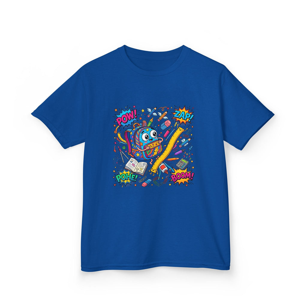 Kids T-Shirt - POW! ZAP! Comic School Supplies | Back to School