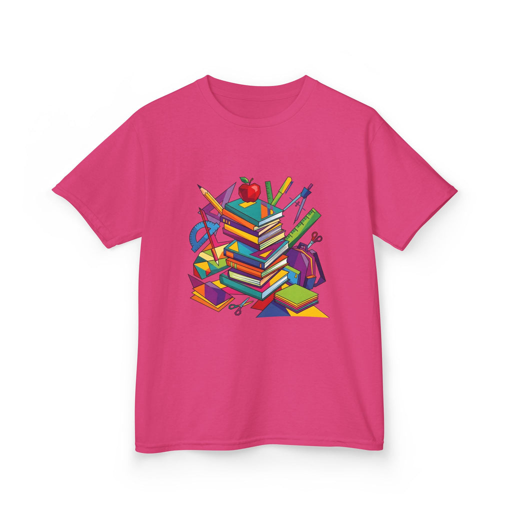 Kids T-Shirt - Geometric School Supplies Tee | Back to School
