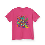 Kids T-Shirt - Geometric School Supplies Tee | Back to School