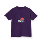 Kids Heavy Cotton Tee - Cute School Learning Cartoon Shirt