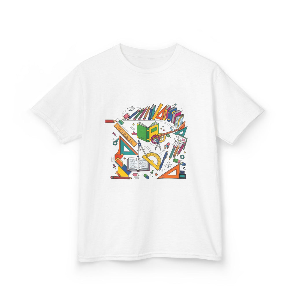 Kids School Supplies Tee - Doodle Art 2026 | Back to School