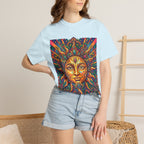 Unisex T-shirt - Psychedelic Sun Boho | Comfort Colors Garment-Dyed