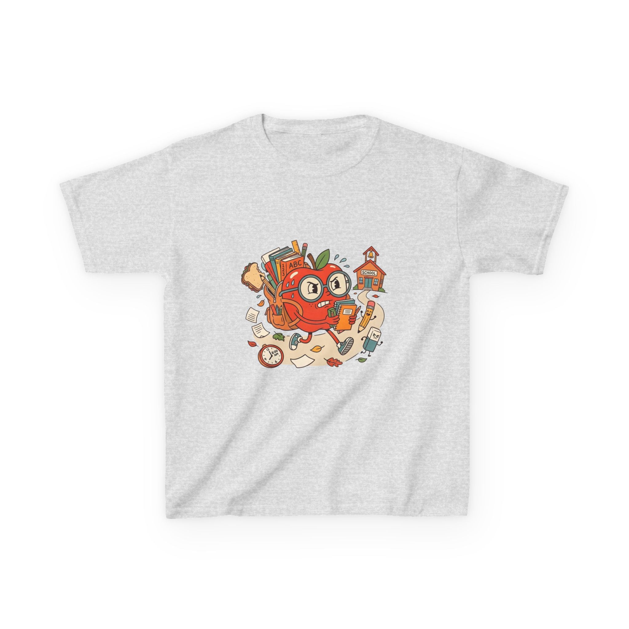 Kids Back to School Tee - Playful ABC 123 School Design