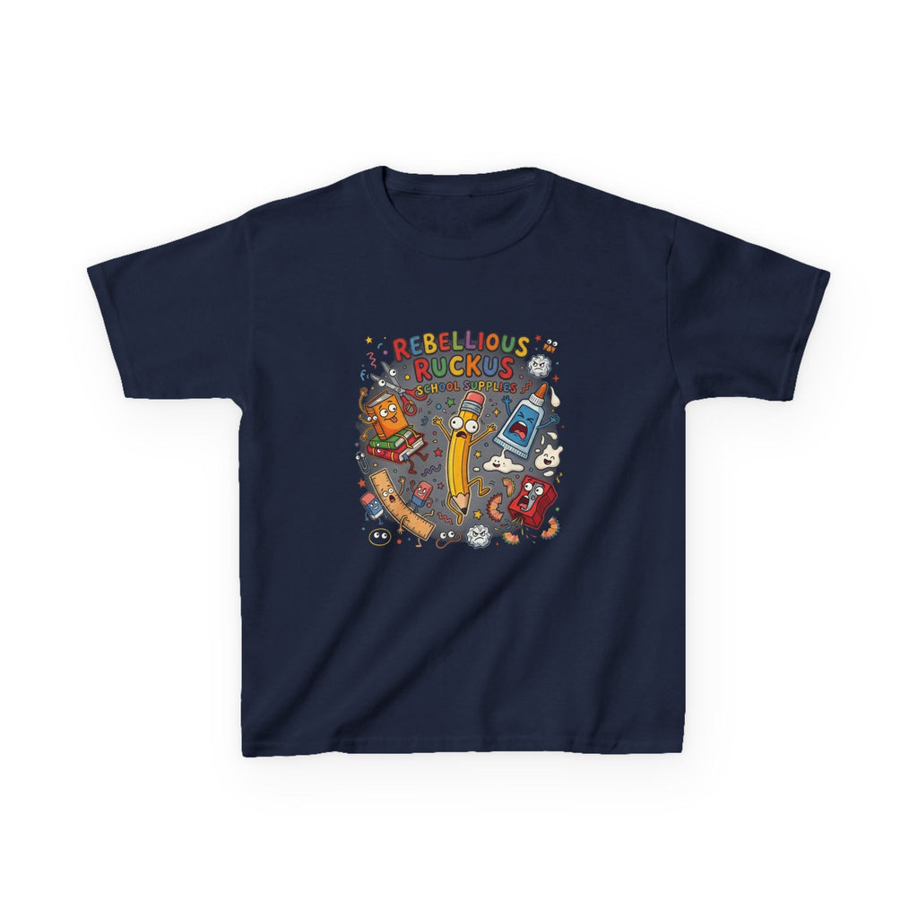 Kids Tee - Rebellious Ruckus School Supplies T-Shirt