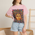 Unisex T-shirt - Psychedelic Sun Boho | Comfort Colors Garment-Dyed