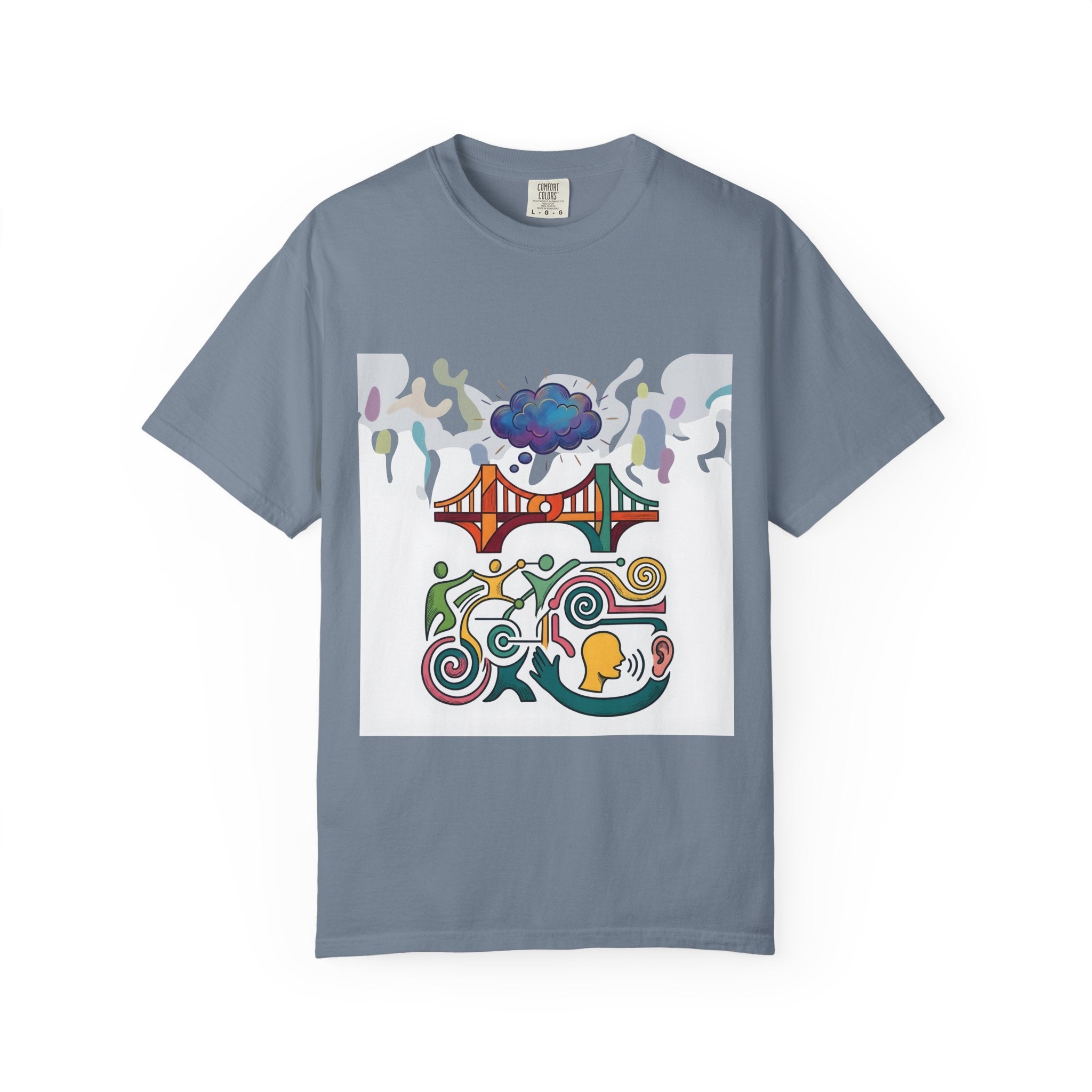 Comfort Colors T-shirt - Symbolic Connection | Abstract Communication