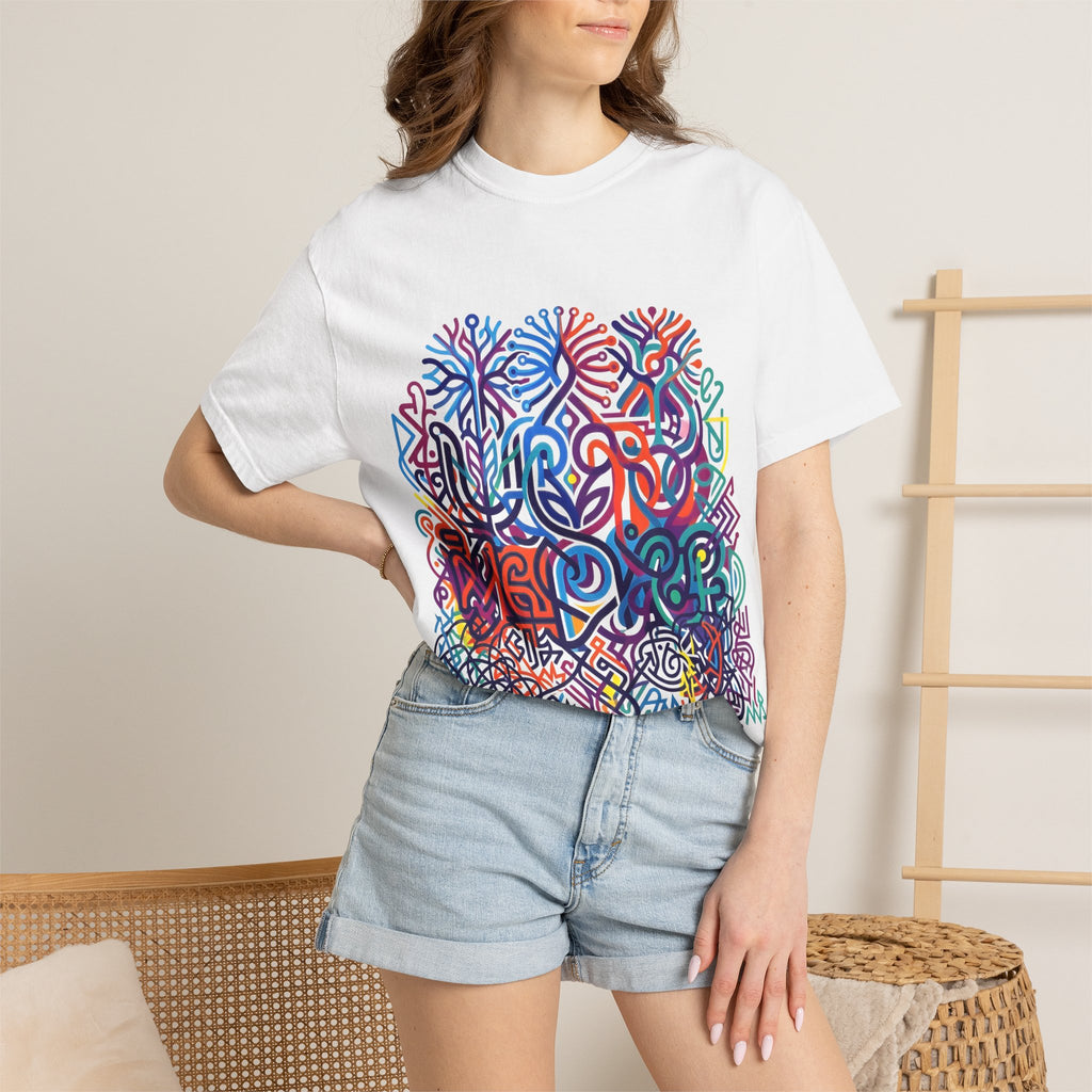 Unisex T-Shirt - Modern Abstract Organic Geometric Art | Comfort