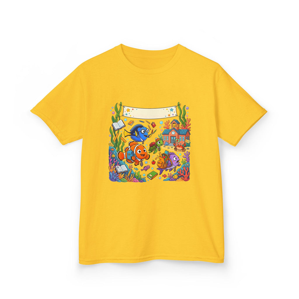 Kids T-Shirt - Whimsical Underwater School ABC | Back to School