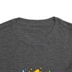 Toddler Monster Tee - Cute Happy Colorful Cartoon Kids Shirt
