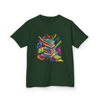 Kids T-Shirt - Geometric School Supplies Tee | Back to School