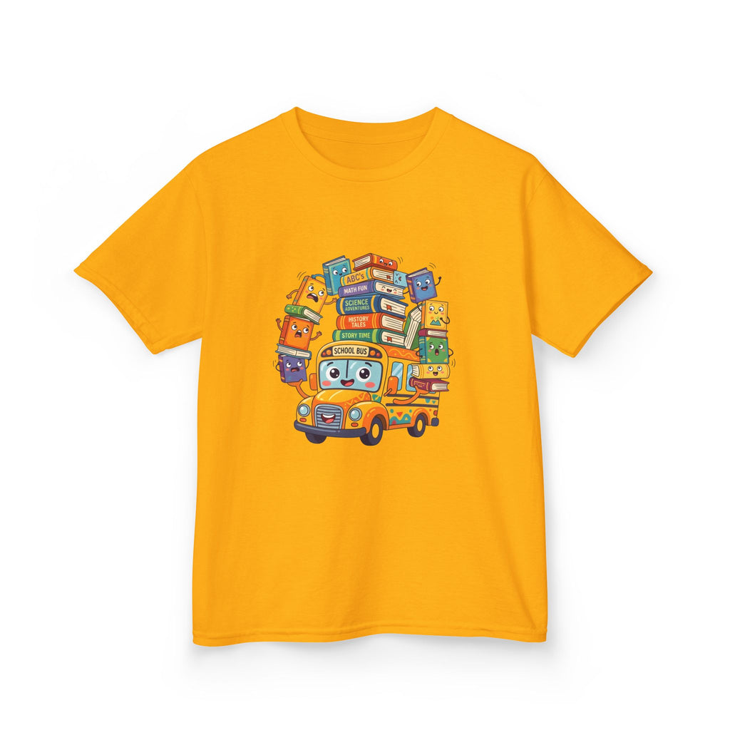 Kids Learning Tee - ABC's, Math & Science School Bus Fun