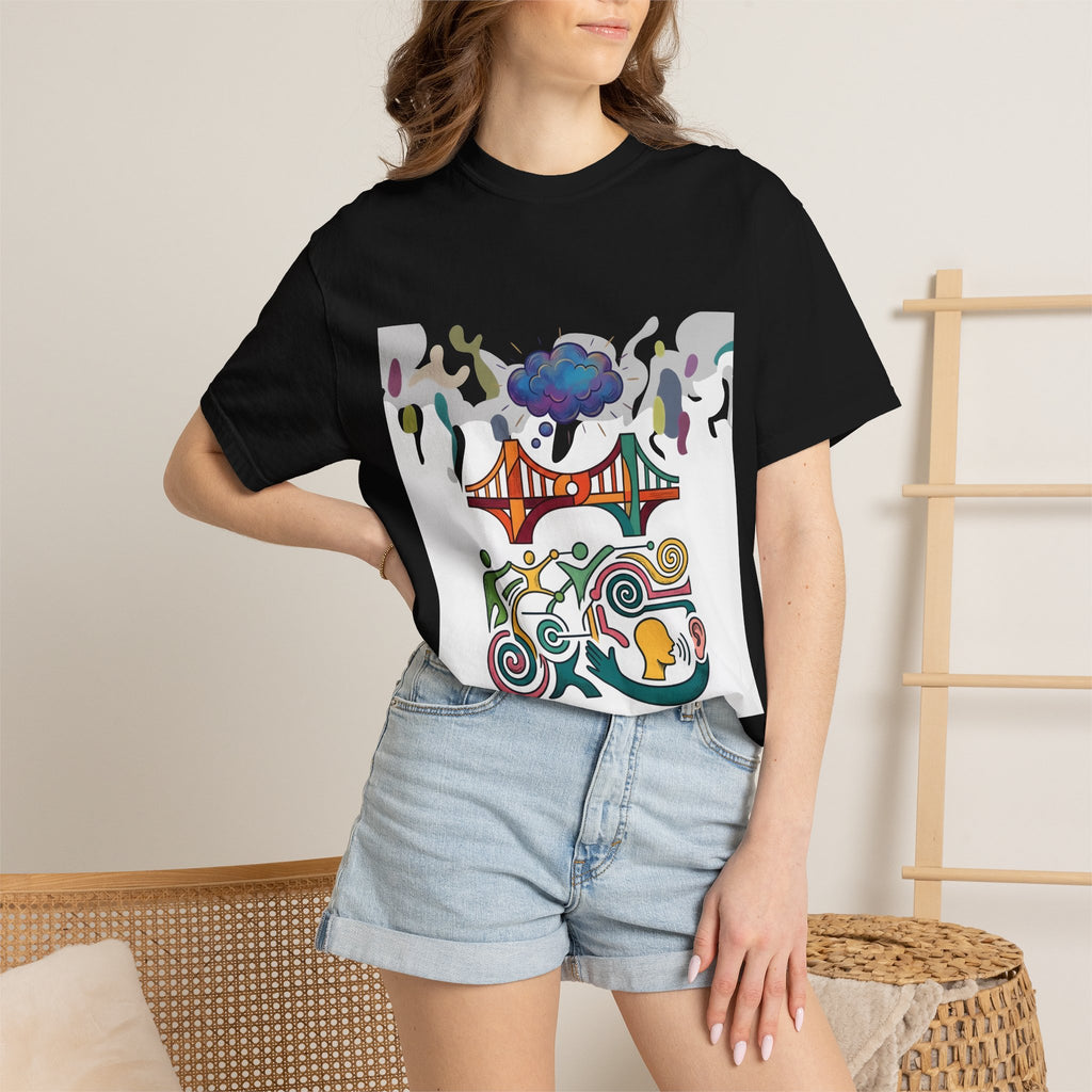 Comfort Colors T-shirt - Symbolic Connection | Abstract Communication