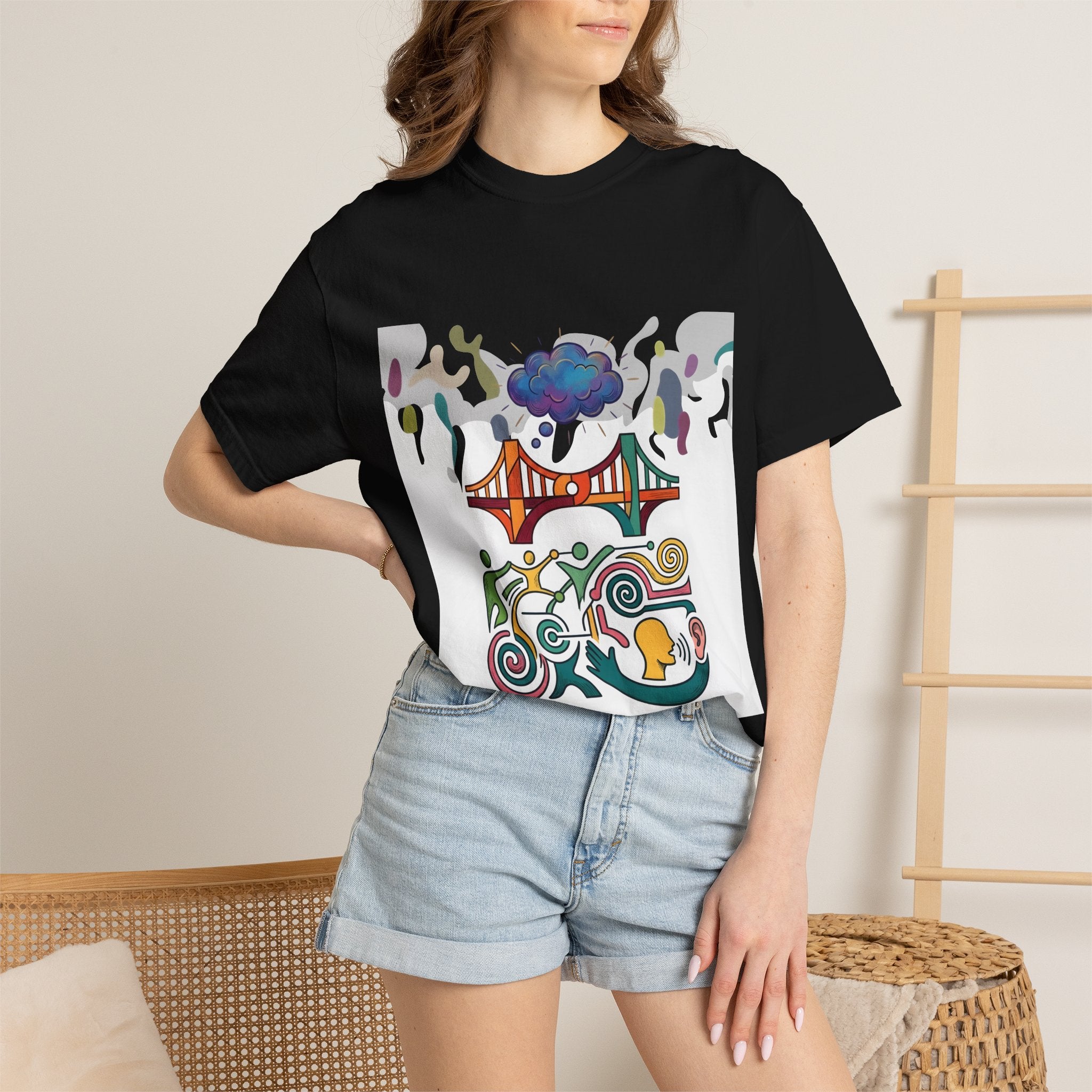 Comfort Colors T-shirt - Symbolic Connection | Abstract Communication