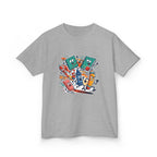 Kids Back to School Tee - Playful School Supplies Cartoon