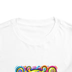 Toddler Tee - Vibrant Psychedelic Monster | Kids Abstract Cartoon Art