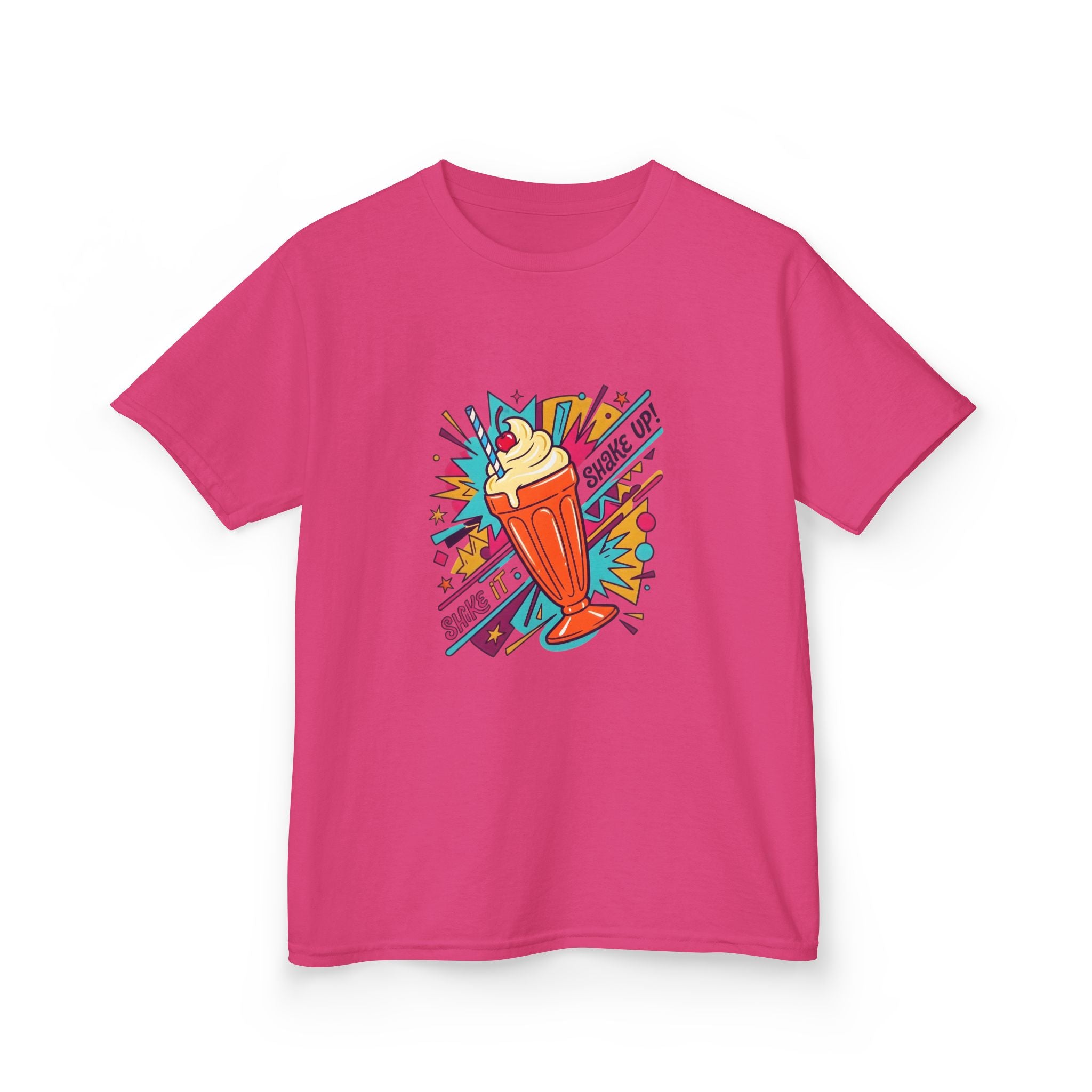 Kids Retro Pop Art Milkshake Tee - SHAKE IT UP! Dessert