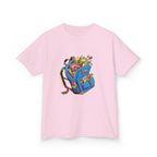 Kids Tee - Vibrant Geometric School Supplies Cartoon | Back to School