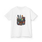 Kids Tee - Whimsical School Supplies Characters | Back to School