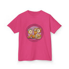 Kids Bookworm Tee - Cartoon Worm Studying Books | Back to School