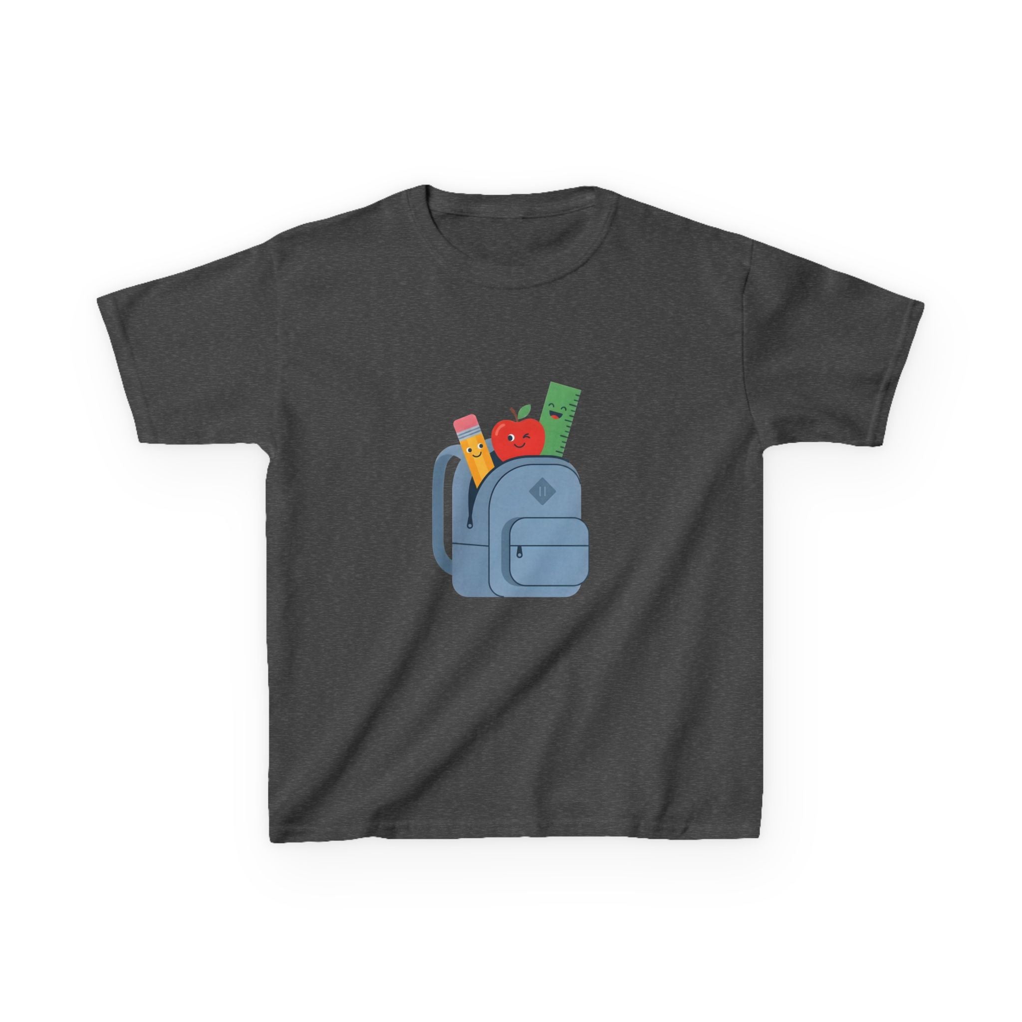 Kids Back to School Tee - Cute School Supplies Cartoon | 2026