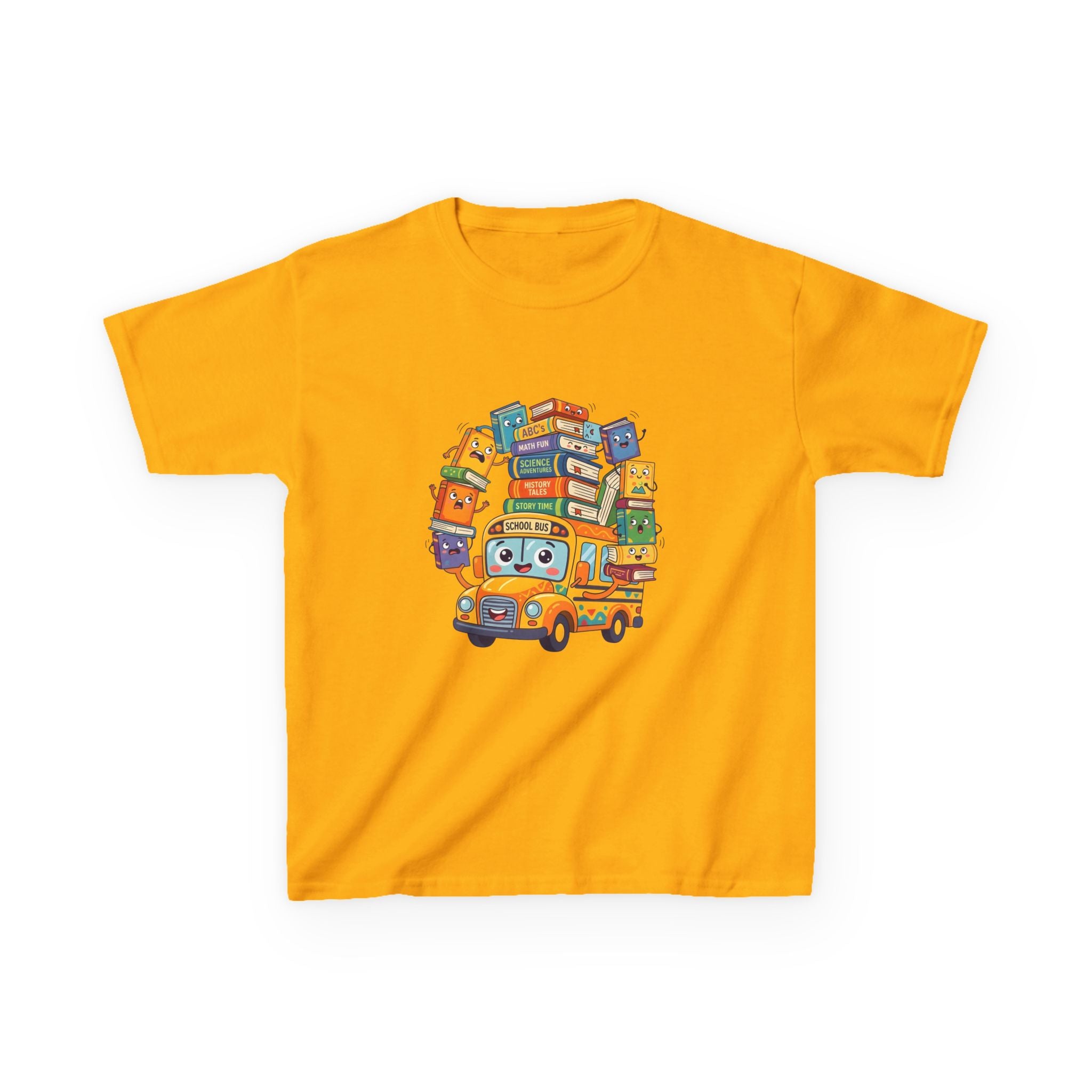 Kids Learning Tee - ABC's, Math & Science School Bus Fun