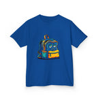 Kids Heavy Cotton Tee - Sad Backpack Cartoon | Back to School 2026