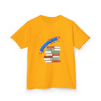 Kids Tee - Back to School Education | Books & Pencil