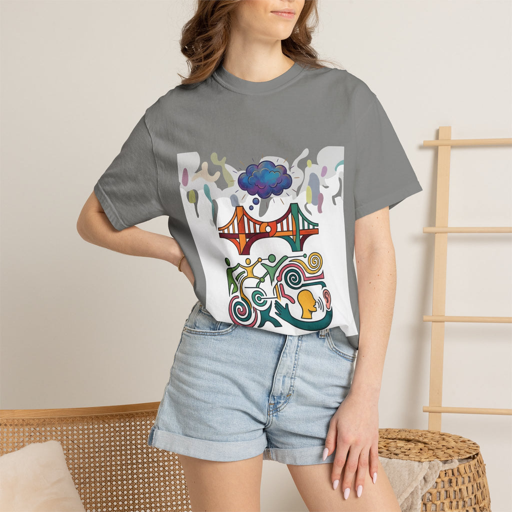 Comfort Colors T-shirt - Symbolic Connection | Abstract Communication