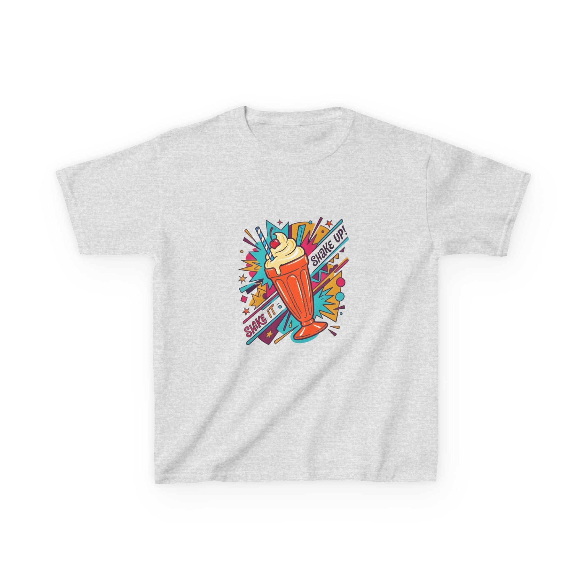 Kids Retro Pop Art Milkshake Tee - SHAKE IT UP! Dessert